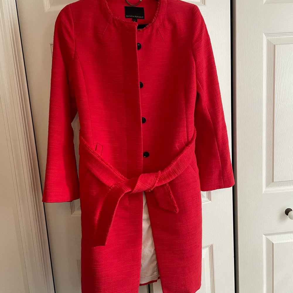 Banana republic red coat